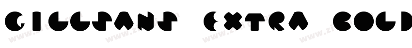 Gillsans Extra Bold字体转换